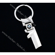Брелок BMW (БМВ) 1 серії на ключі, сталевий, оригінальний авто брелок